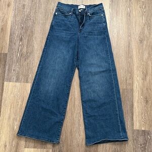 Frame Denim Dark Blue Flare Jeans 28